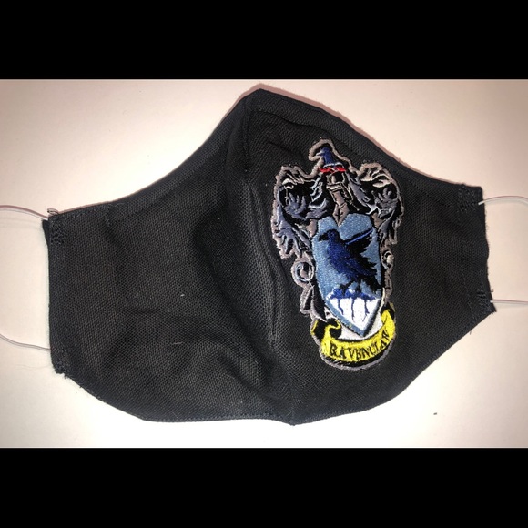 Washable Embroidered Ravenclaw Mask - Picture 4 of 5